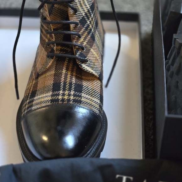 TAFT- Jack Boot Yellow Plaid - Picture 2 of 3